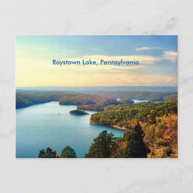 Pennsylvania Raystown Lake Postcard (Front)