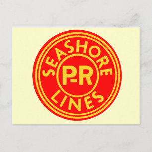 Pennsylvania Reading Seashore Lines Logo Postcard