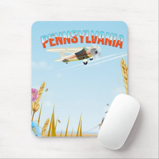 Pennsylvania Rural travel poster Mouse Mat
