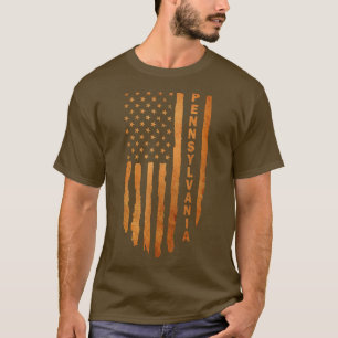 Pennsylvania Rustic Right to Bear Arms Second Amen T-Shirt