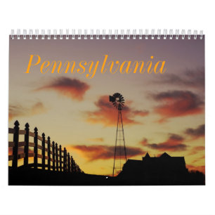 Pennsylvania Scenic Images Custom Printed Calendar