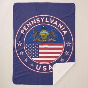 Pennsylvania Sherpa Blanket