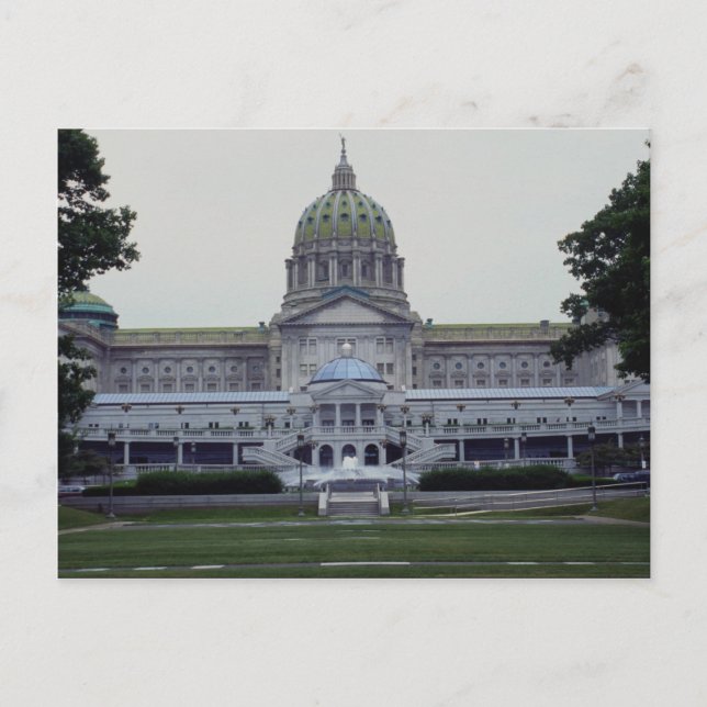 Pennsylvania State Capitol Building, Harrisburg, P Postcard (Front)
