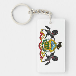 Pennsylvania state coat arms flag united america r key ring