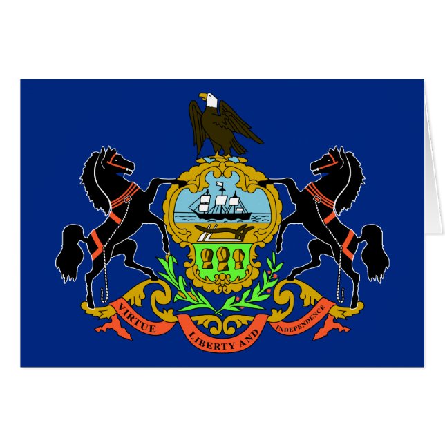 Pennsylvania State Flag (Front Horizontal)