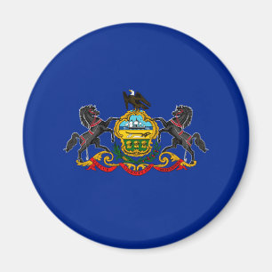 Pennsylvania State Flag Design Magnet