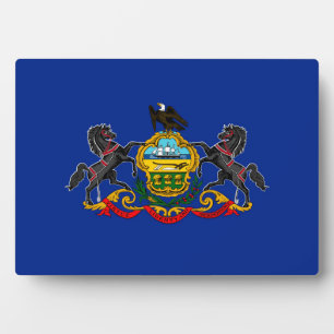Pennsylvania State Flag Design Plaque