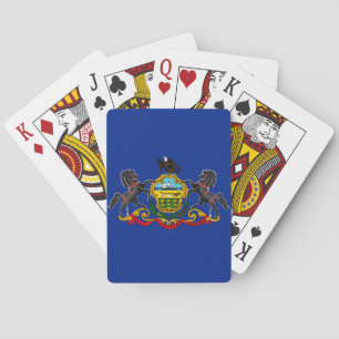 Pennsylvania State Flag Design Playing Cards
