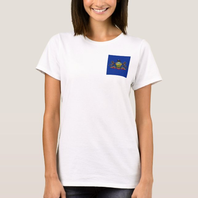 Pennsylvania State Flag Design T-Shirt (Front)