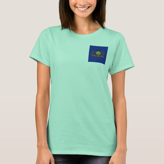 Pennsylvania State Flag Design T-Shirt (Front)