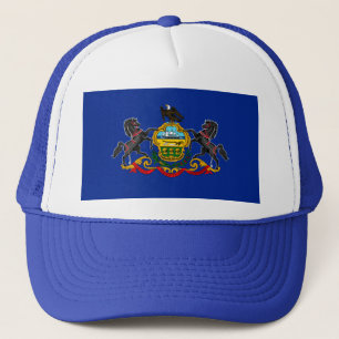 Pennsylvania State Flag Design Trucker Hat