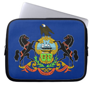 Pennsylvania State Flag Laptop Sleeve