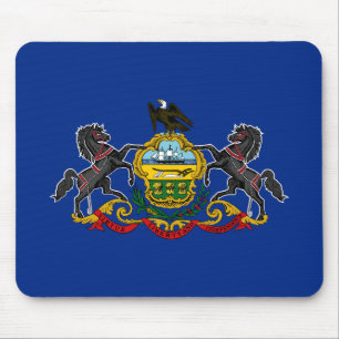 Pennsylvania State Flag Mouse Mat