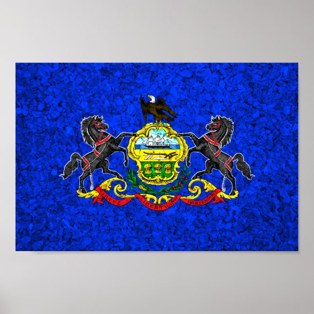 Pennsylvania State Flag Poster (Front)