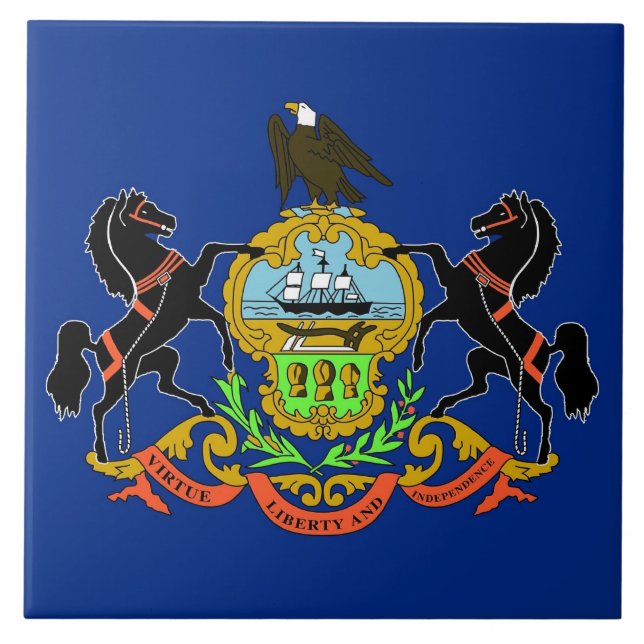Pennsylvania State Flag Tile (Front)