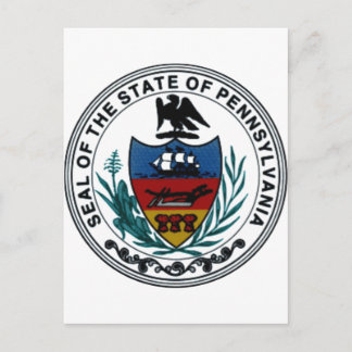 Pennsylvania State Seal Postcard
