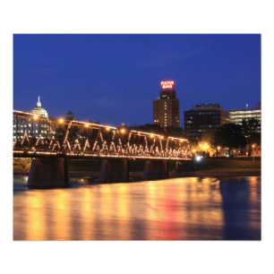 Pennsylvania State Walnut Street Bridge Photo Print