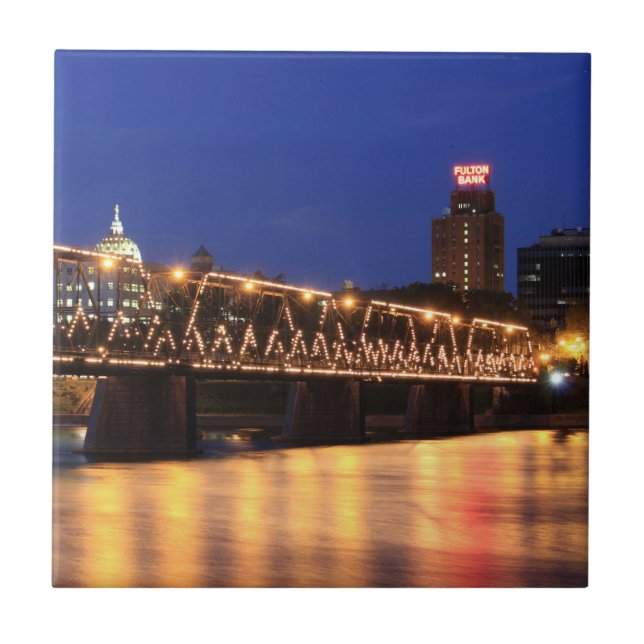 Pennsylvania State Walnut Street Bridge Tile (Front)