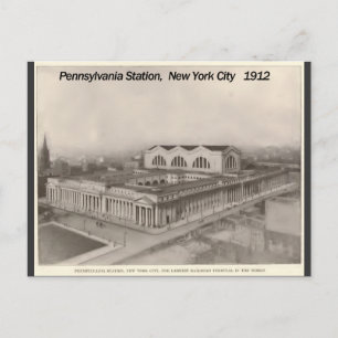 Pennsylvania Station New York 1912 Postcard