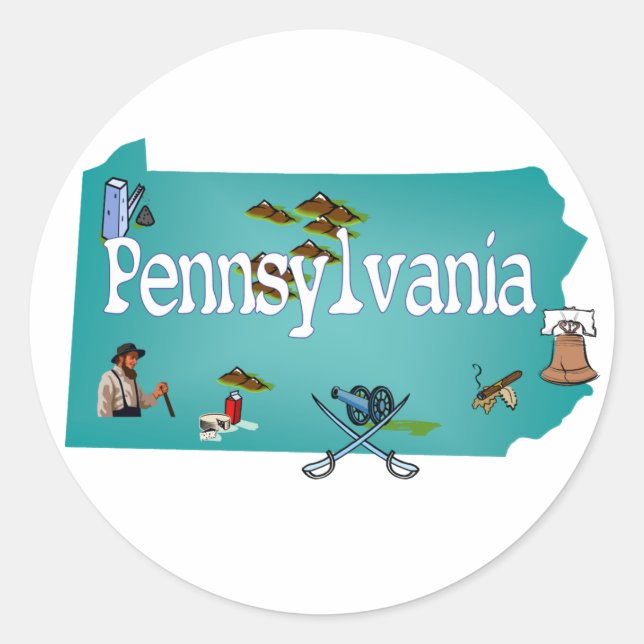Pennsylvania Sticker (Front)