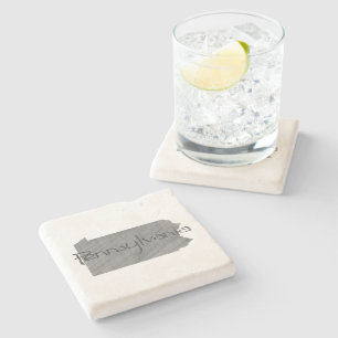 Pennsylvania Stone Coaster