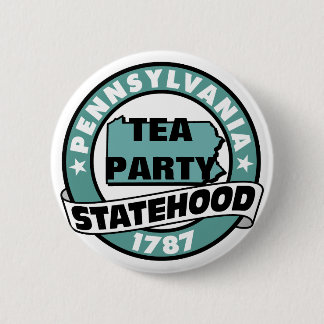 PENNSYLVANIA TEA PARTY STATE 6 CM ROUND BADGE