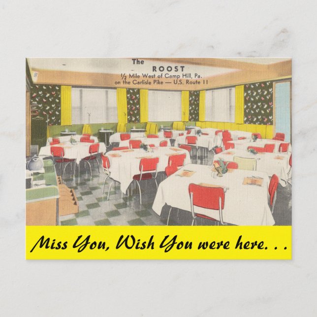 Pennsylvania, The Roost, Camp Hill Postcard (Front)