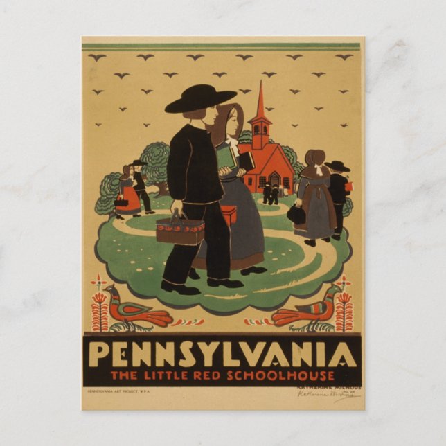 Pennsylvania Travel Postcard (Front)