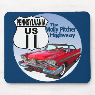 Pennsylvania US Route 11 - The Molly Pitcher Mouse Mat