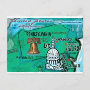 Pennsylvania USA Card