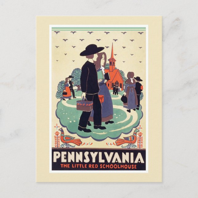 Pennsylvania Vintage Postcard (Front)