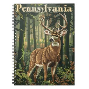 Pennsylvania White-tailed deer Notebook