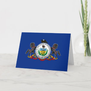 Pennsylvanian Flag & Seal, Flag of Pennsylvania Card