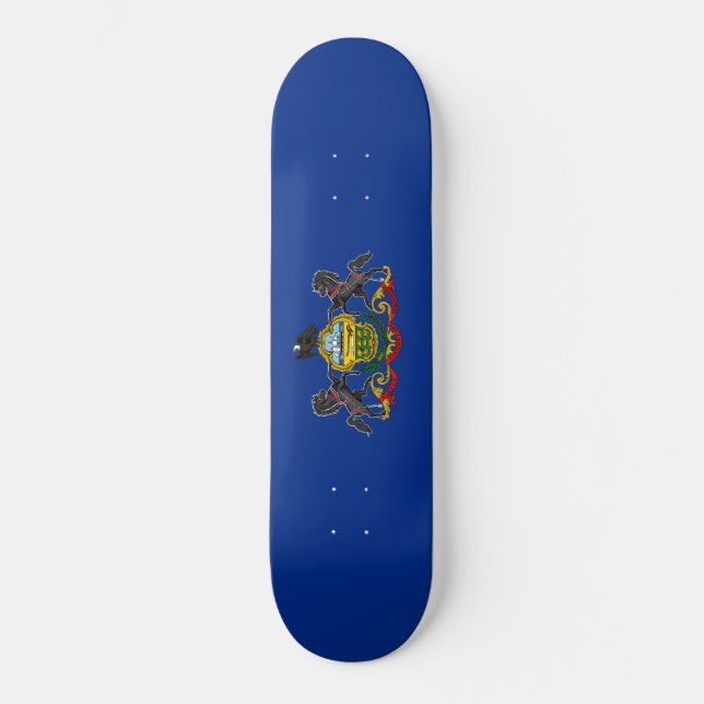 Pennsylvanian Flag Skateboard (Front)