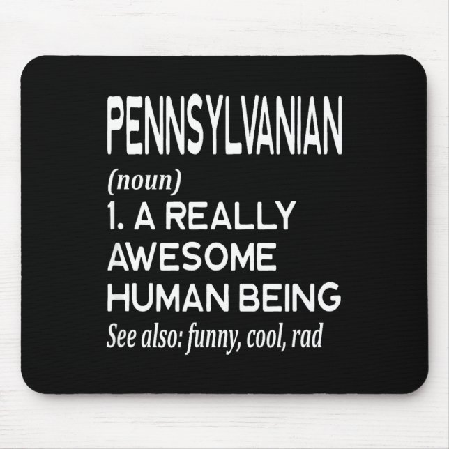 Pennsylvanian Pennsylvania Pa Philly Philadelphia  Mouse Mat