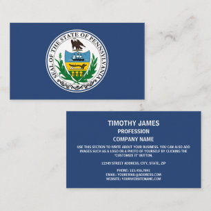 Pennsylvanian Seal, Seal of Pennsylvania Business Card