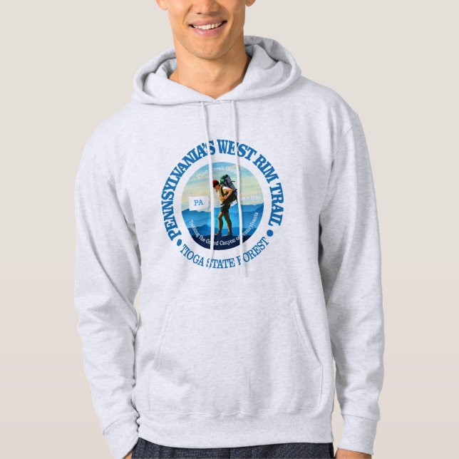 Pennsylvania's West Rim Trail Hoodie (Front)