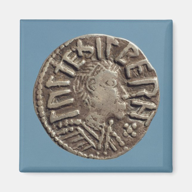 Penny Aethelberht Anglo-Saxon King East Anglia. Magnet (Front)