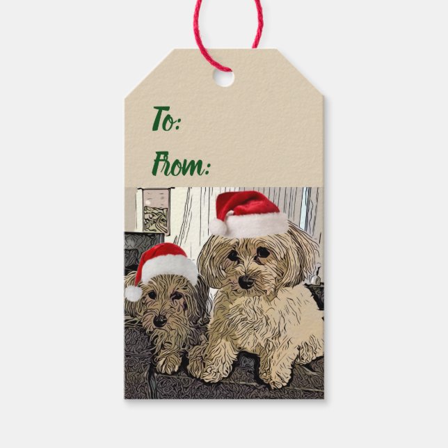Penny and Copper Christmas Tags (Front)