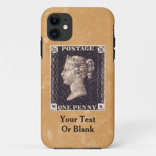 Penny Black Postage Stamp iPhone 11 Case