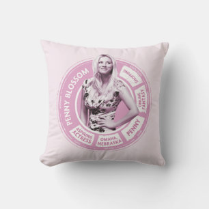 Penny Blossom Info Graphic Cushion