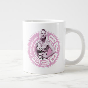 Penny Blossom Info Graphic Large Coffee Mug