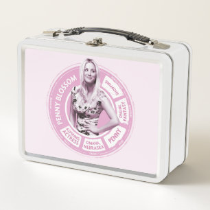 Penny Blossom Info Graphic Metal Lunch Box