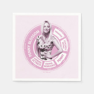 Penny Blossom Info Graphic Napkin