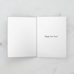 Penny Dog Happy new Year Greeting Card