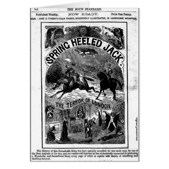 penny dreadful - spring-heeled jack card