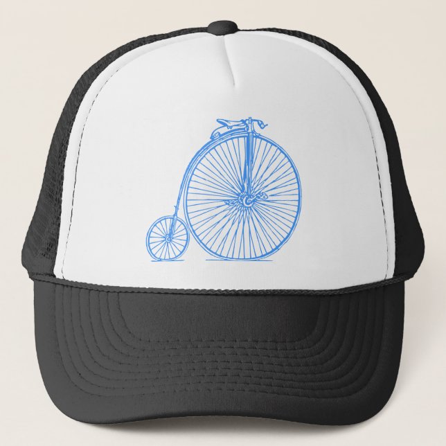 Penny Farthing - Baby Blue Trucker Hat (Front)