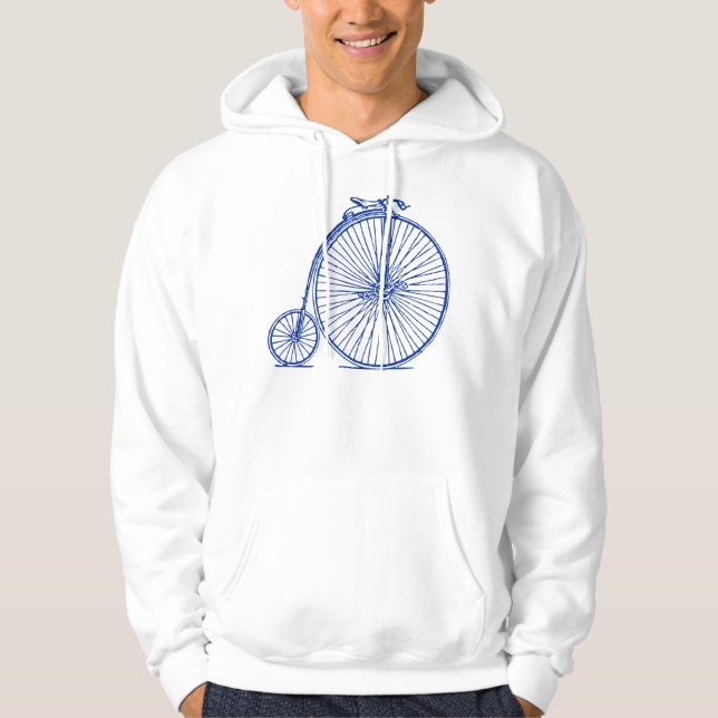 Penny Farthing - Navy Hoodie (Front)