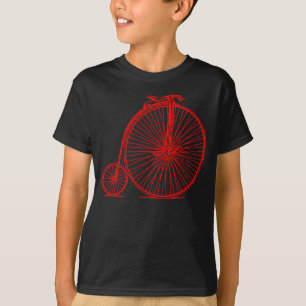 Penny Farthing - Red T-Shirt