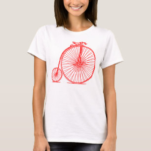 Penny Farthing - Red T-Shirt